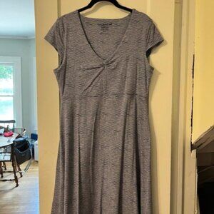 Toad & Co. "Rosemarie" blue wave dress